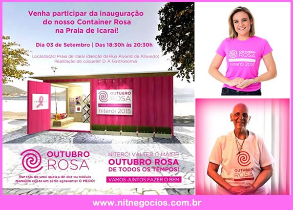 Outubro Rosa Niterói ganha Base em Icaraí